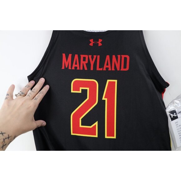 New Sample Under Armour Team Issue University of Maryland Lacrosse Jersey Womens - Picture 4 of 16
